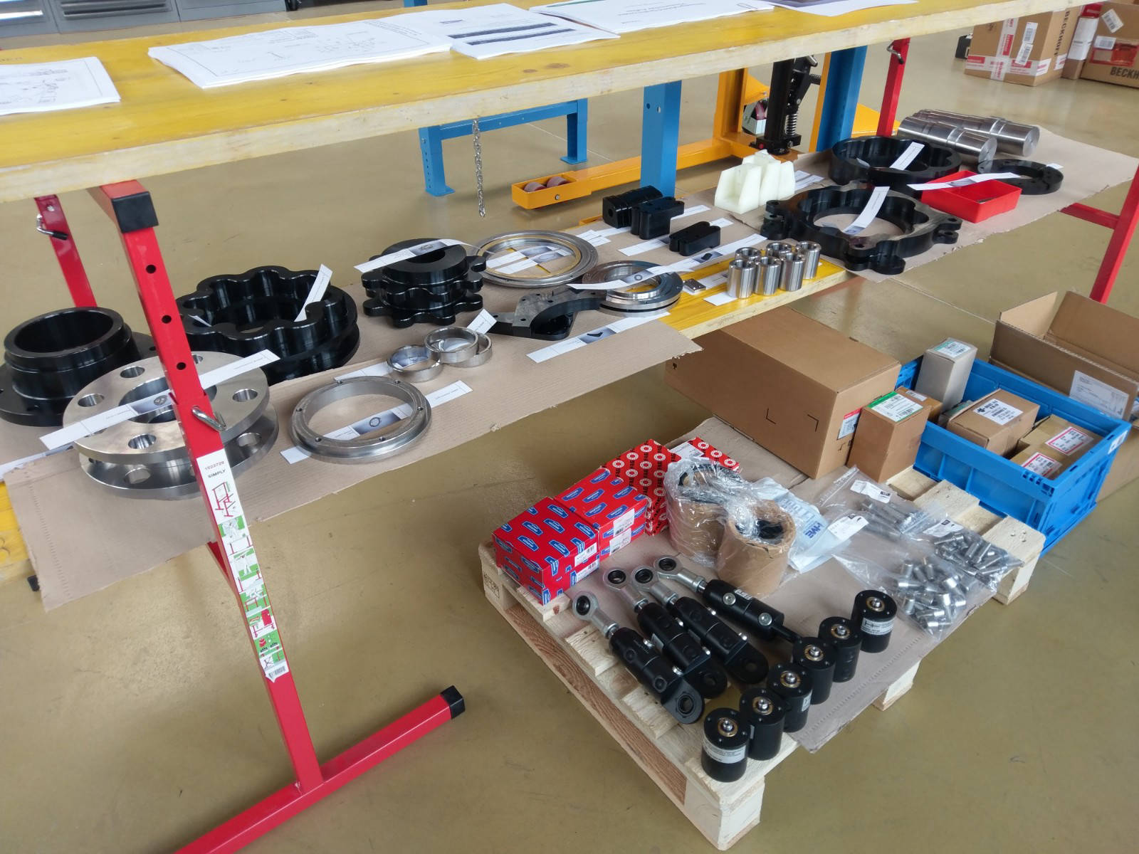 Umweltprüfstand Drehmoment mechanische Einzelteile